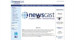 Desktop Screenshot of newscastcreative.com