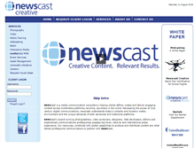 Tablet Screenshot of newscastcreative.com